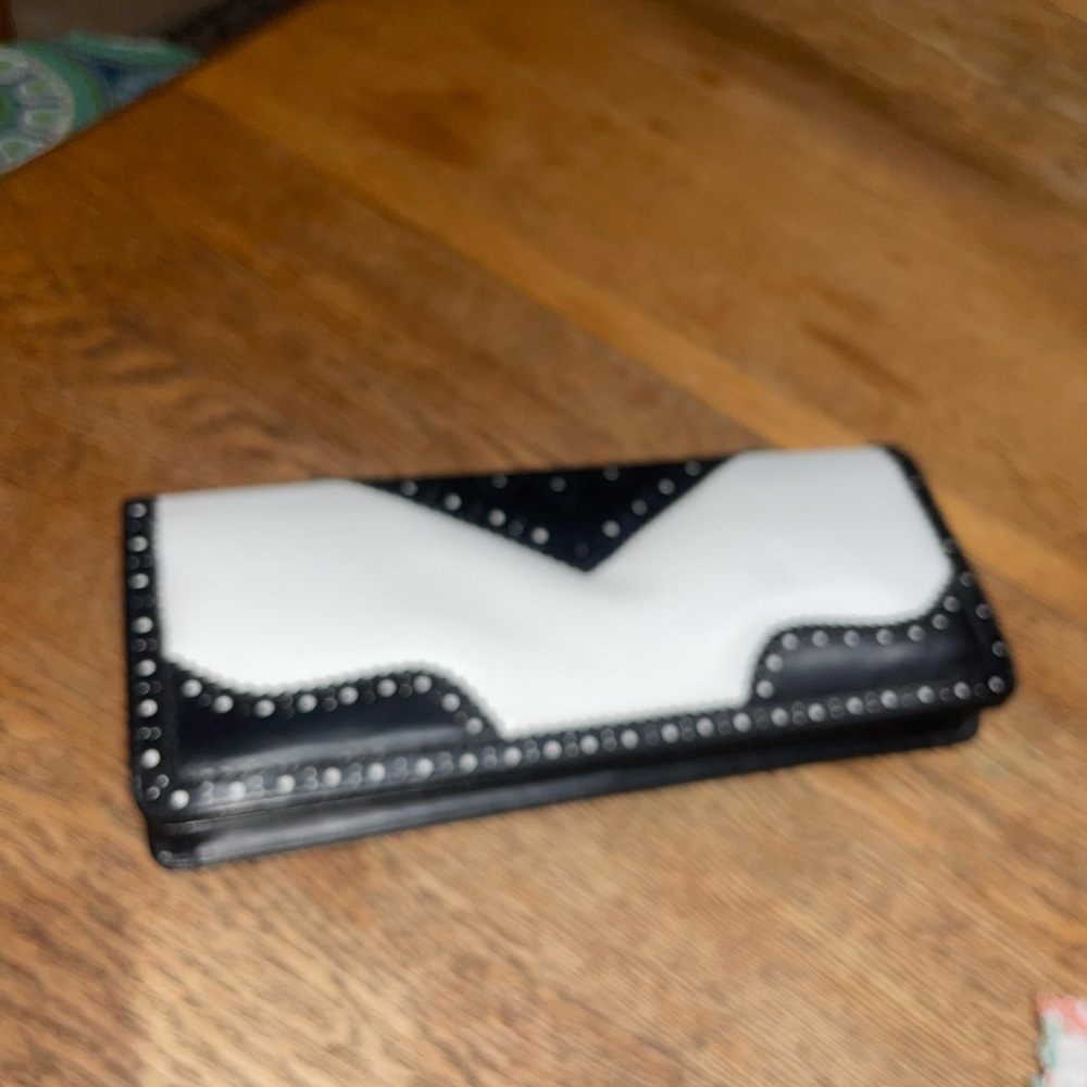 Fe Zandi Beverley Hills Leather Clutch Bag in excellent condition